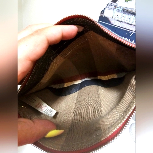 ‼️SOLD‼️BURBERRY ASHBY BUCKET BAG HOUSE CHECK CANVAS W DUSTBAG AND POUCH EUC - Picture 14 of 16